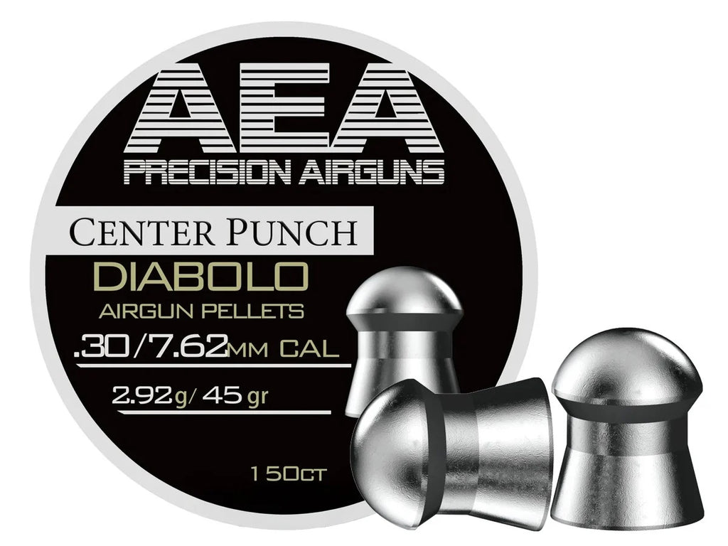 AEA Center Punch .30 Caliber Pellets 45gr (150 Count) Air Rifle Ammo