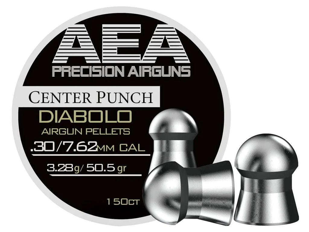 AEA Center Punch .30 Caliber Pellets 50.5gr (150 Count) Air Rifle Ammo