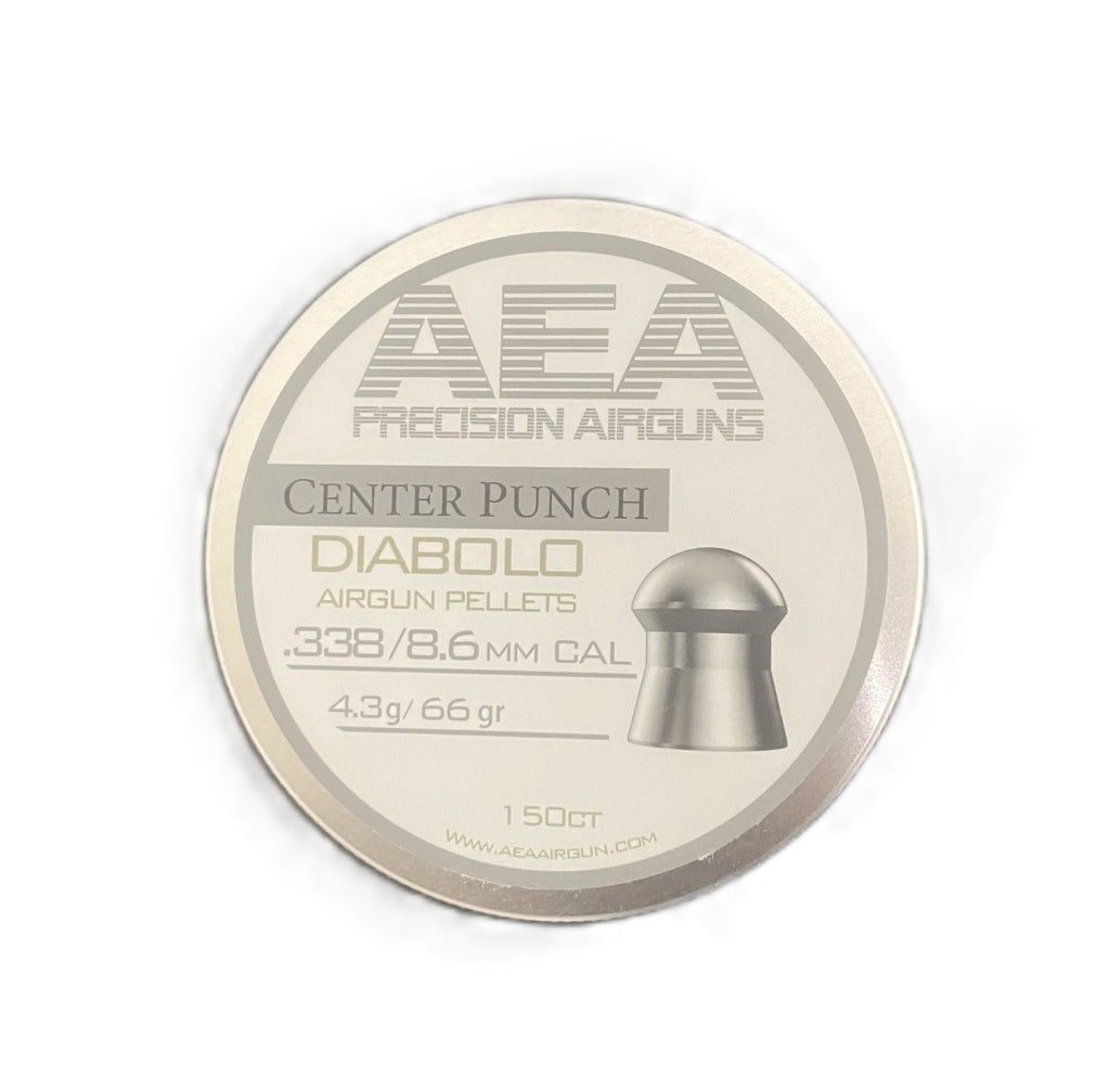 AEA Center Punch .338 Caliber Pellets 66gr (150 Count) Air Rifle Ammo